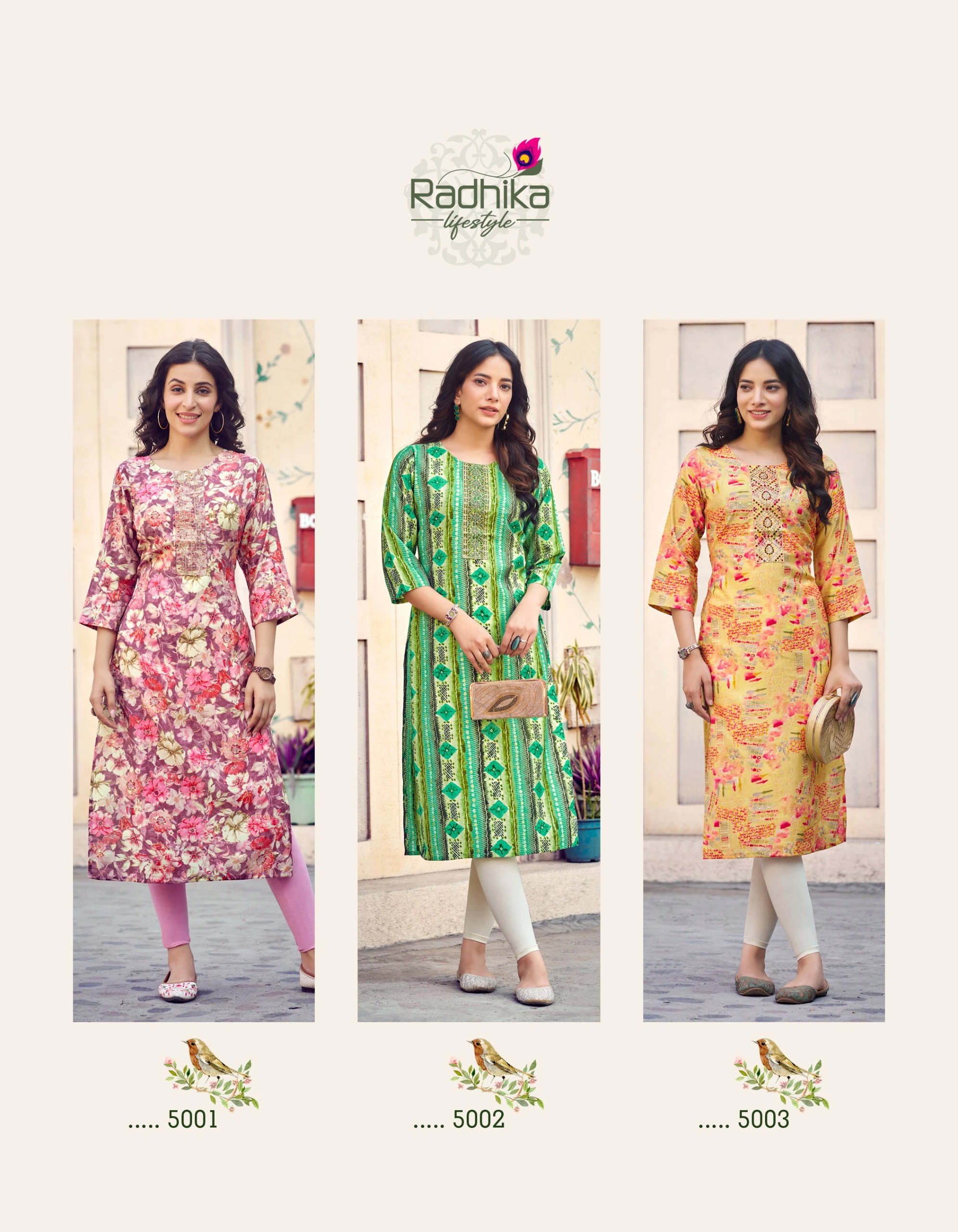 Radhika Lifestyle Charming Vol 5 Modal Chander Wholesale Fancy Kurti Catalog — Wholesale Kurtis, MPA wholesale from Surat — view 8
